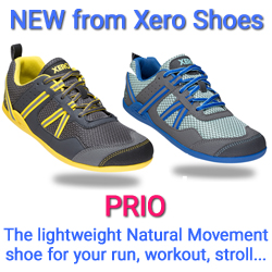 Prio -- the zero-drop minimalist running fitness shoe from Xero Shoes